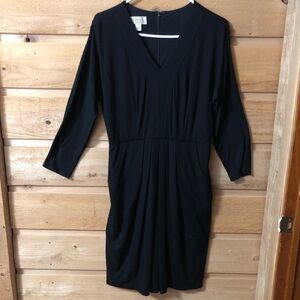 Black dress lined Talbots Petites size 8P zippered back